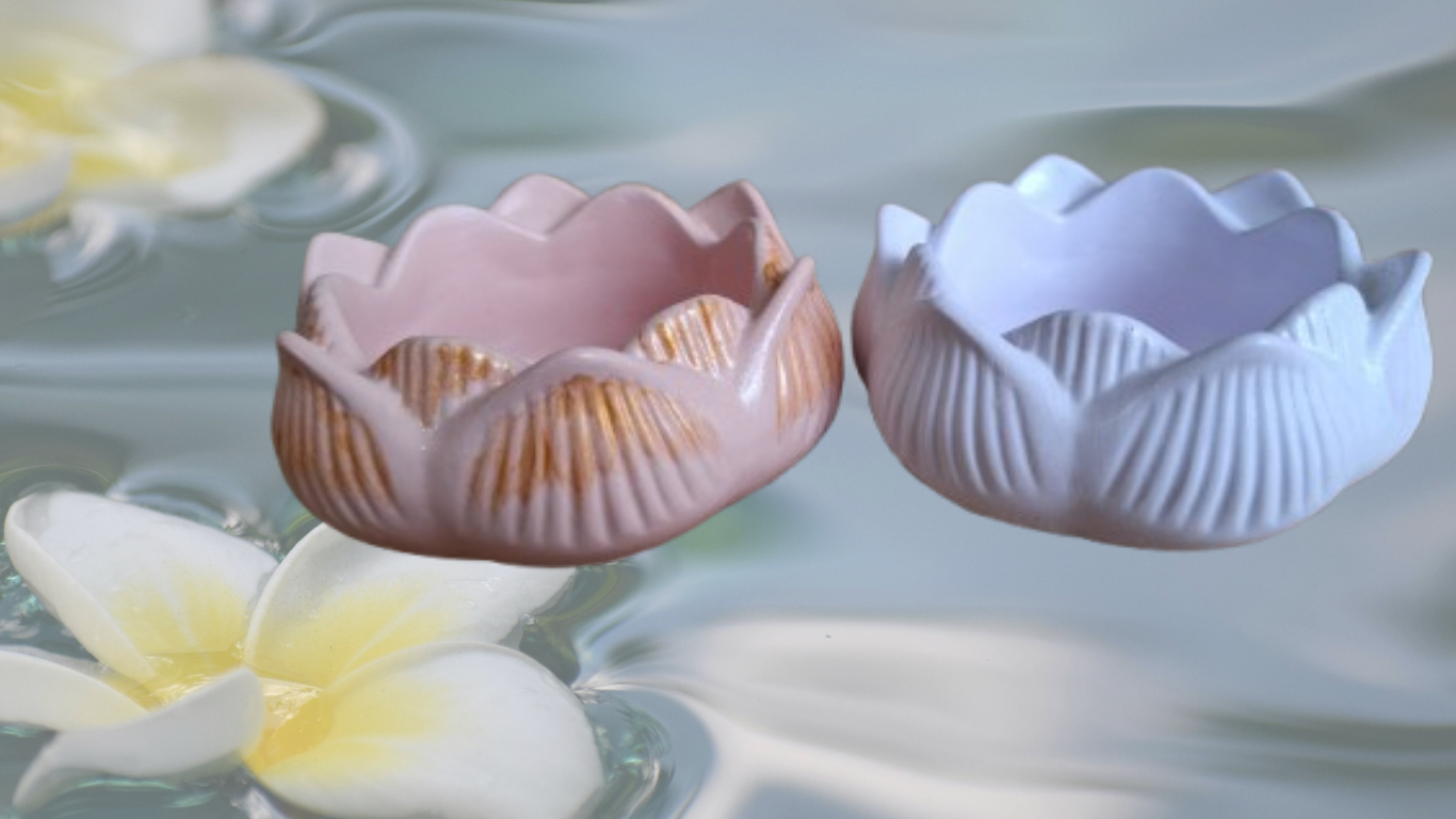 Teelichtschale LOTUS
